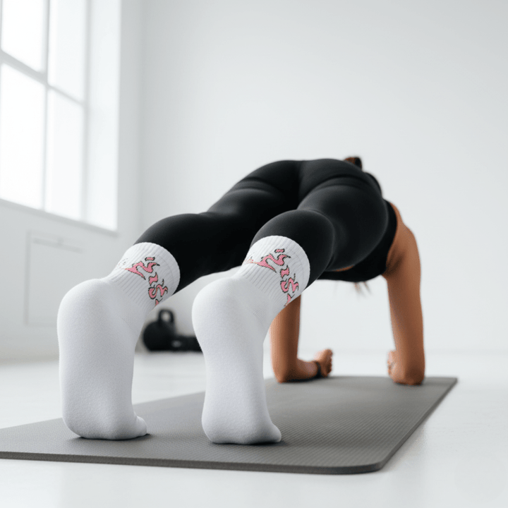 SOCKIVA White/Pink Flame- Fire 2.0 Socks - image 2