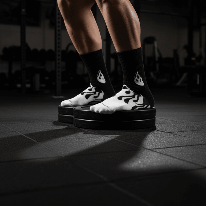 SOCKIVA Flame Runner Socks - Black/White - image 3