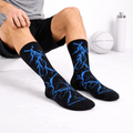 SOCKIVA Lightning 2.0 Thunder Socks-Black Blue - image 1