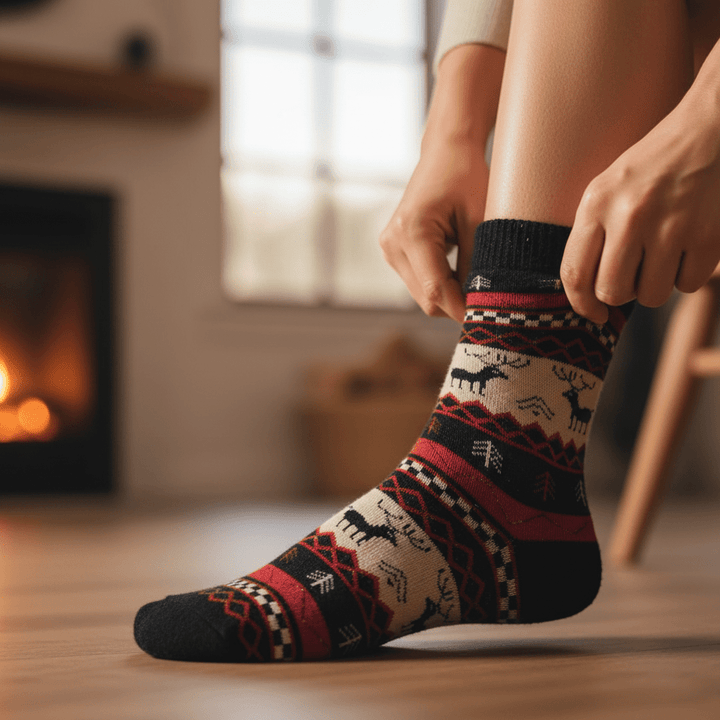SOCKIVA Black- New Reindeer Edition - image 3
