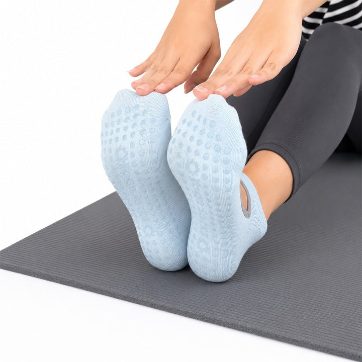 SOCKIVA Women'S Yoga/Pilates Studio Socks- Blue - image 3