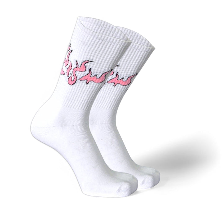 SOCKIVA White/Pink Flame- Fire 2.0 Socks - image 3