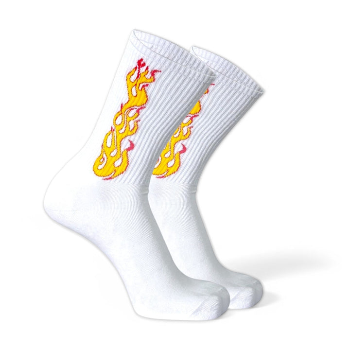 SOCKIVA White/Yellow Flame- Fire 2.0 Socks - image 2