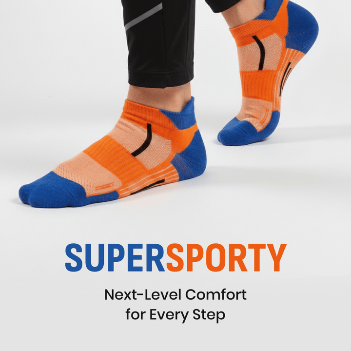SOCKIVA Sockiva® Super Sporty Cushioned Ankle Socks | Pack Of 5 (Unisex) - image 5