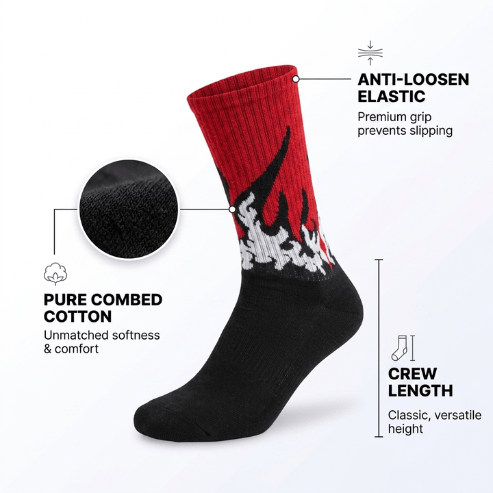 SOCKIVA Fire 3.0 Edition - Black/Red - image 3