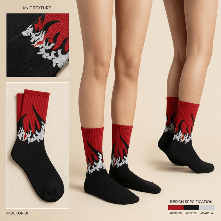 SOCKIVA Fire 3.0 Edition - Black/Red - image 2
