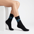 SOCKIVA Black/Blue Flame- Fire 2.0 Socks - image 1
