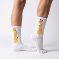 SOCKIVA White/Yellow Flame- Fire 2.0 Socks - image 1