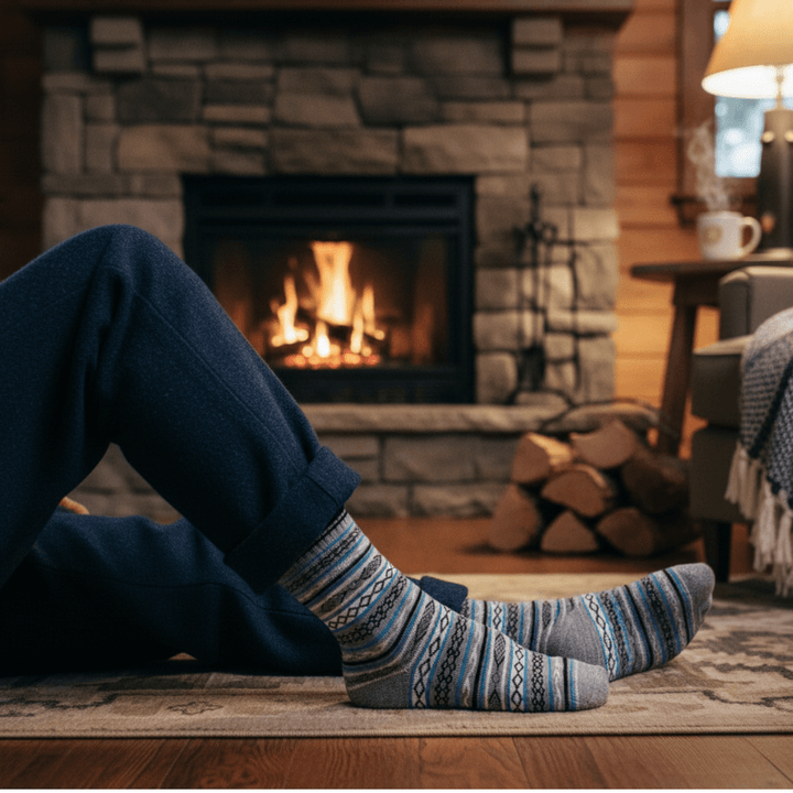 SOCKIVA Sockiva® Multicolor Cushion Full-Length Wool Edition (Pack Of 5 | Unisex) - image 7