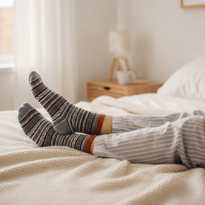 SOCKIVA Sockiva® Multicolor Cushion Full-Length Wool Edition (Pack Of 5 | Unisex) - image 3
